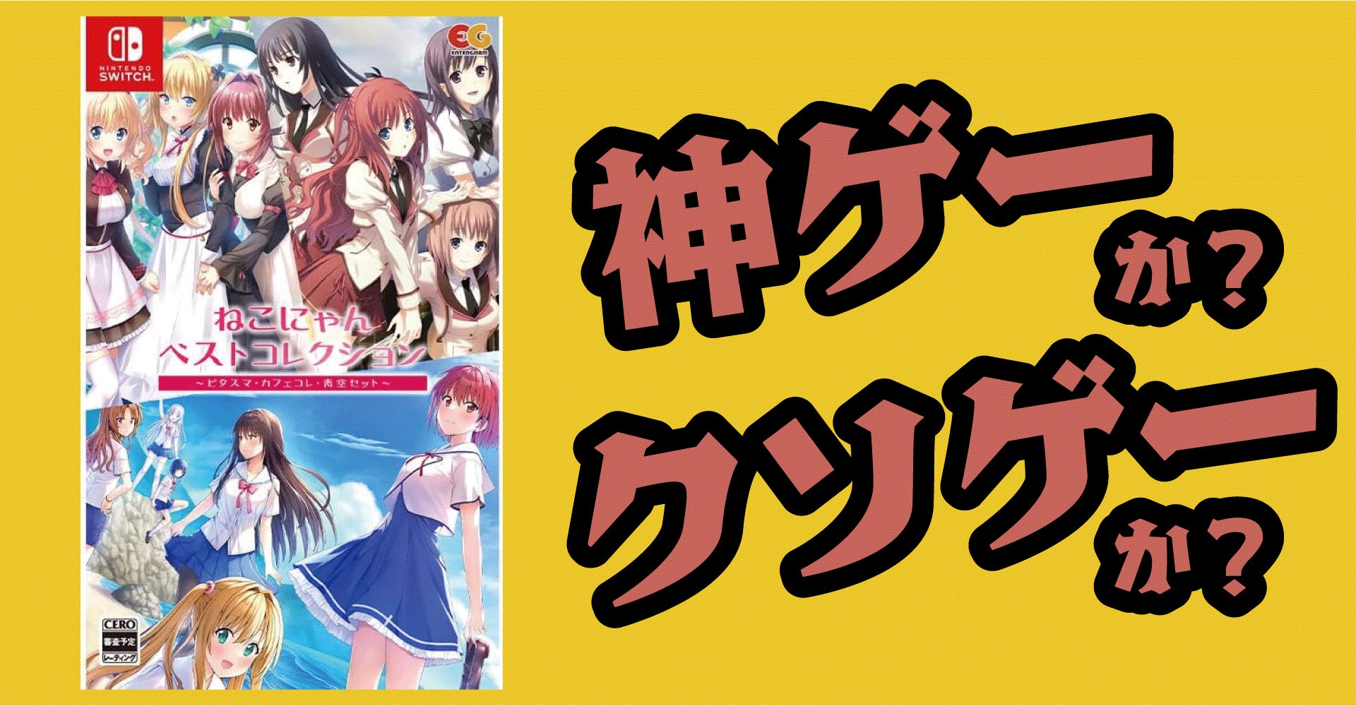 ねこにゃんベストコレクションは神ゲーか？クソゲーか？感想・レビュー【Switch】