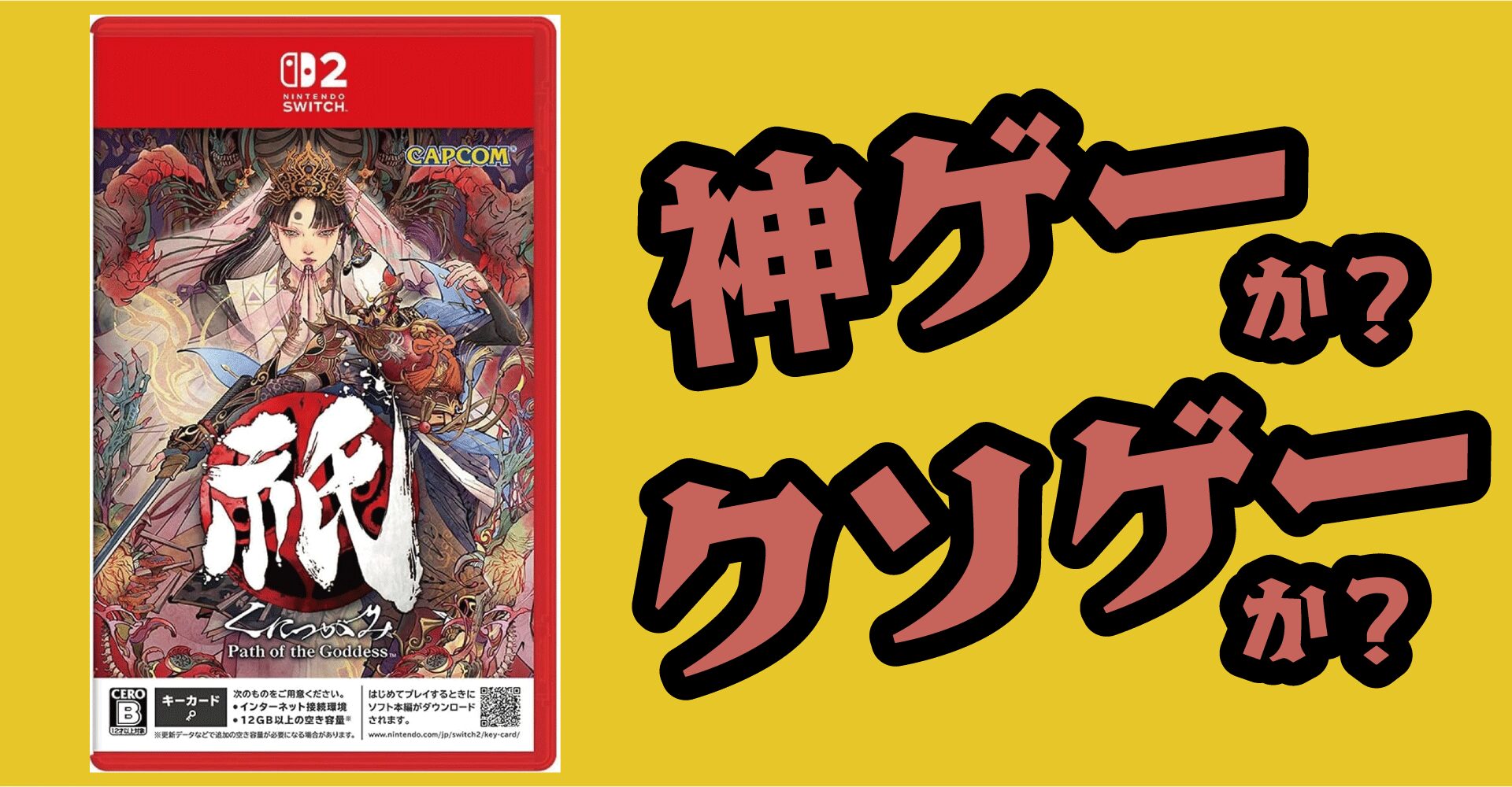 祇（くにつがみ）は神ゲーか？クソゲーか？感想・レビュー【PS5・XSX・PC・Switch2】