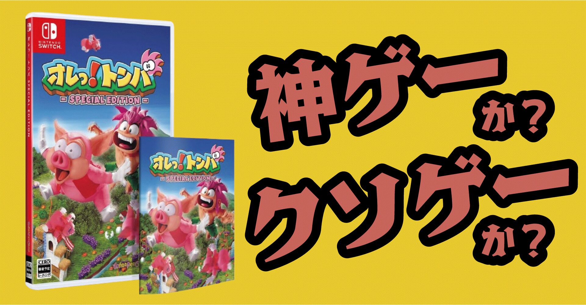 『オレっ！トンバ Special Edition』は神ゲーか？クソゲーか？感想・レビュー【Switch・PS5】