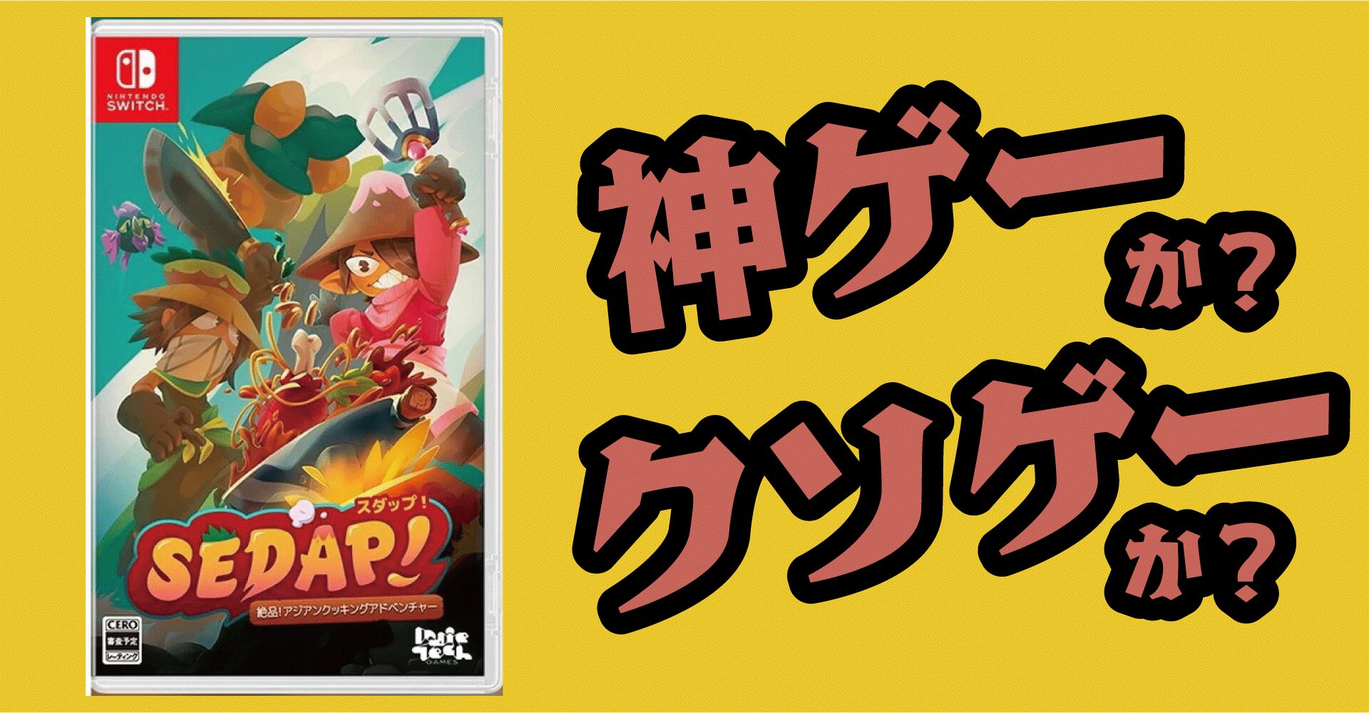 SEDAPは神ゲーか？クソゲーか？感想・レビュー【Switch・PC】