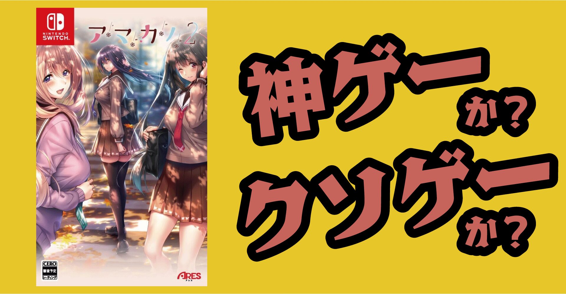 アマカノ2は神ゲーか？クソゲーか？感想・レビュー・評価【Switch】