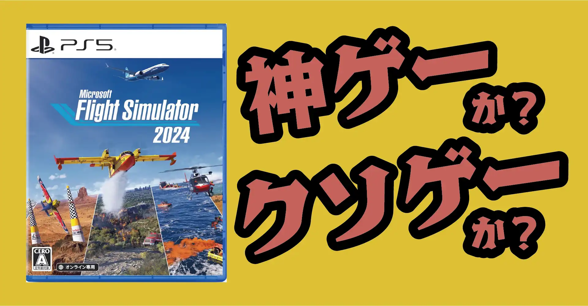 Microsoft Flight Simulator 2024は神ゲーか？クソゲーか？感想・レビュー・評価【PS5・PC・Xbox】