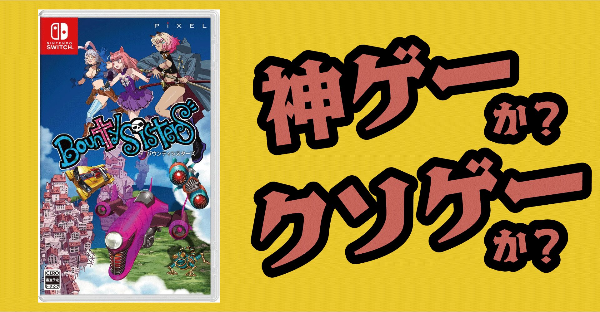 バウンティシスターズは神ゲーか？クソゲーか？感想・レビュー・評価【Switch】