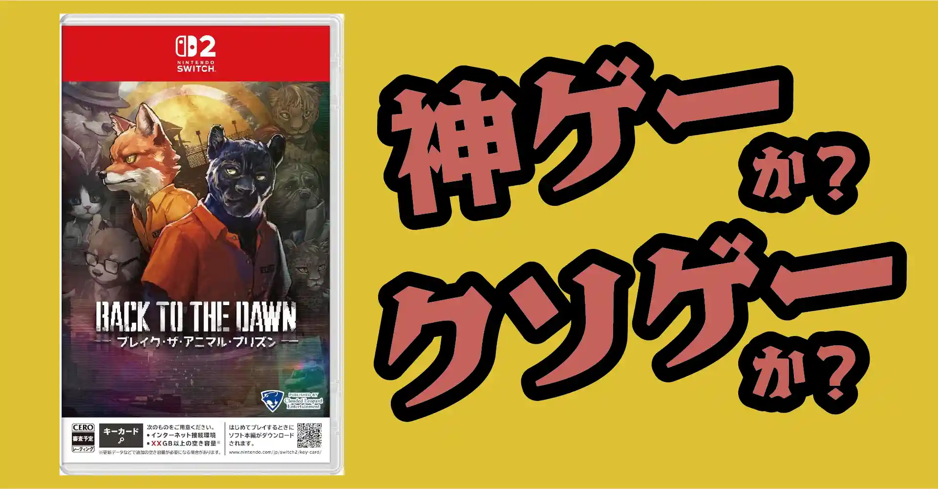Back to the Dawnは神ゲーか？クソゲーか？感想・レビュー・評価【Switch2・Switch・PS5】