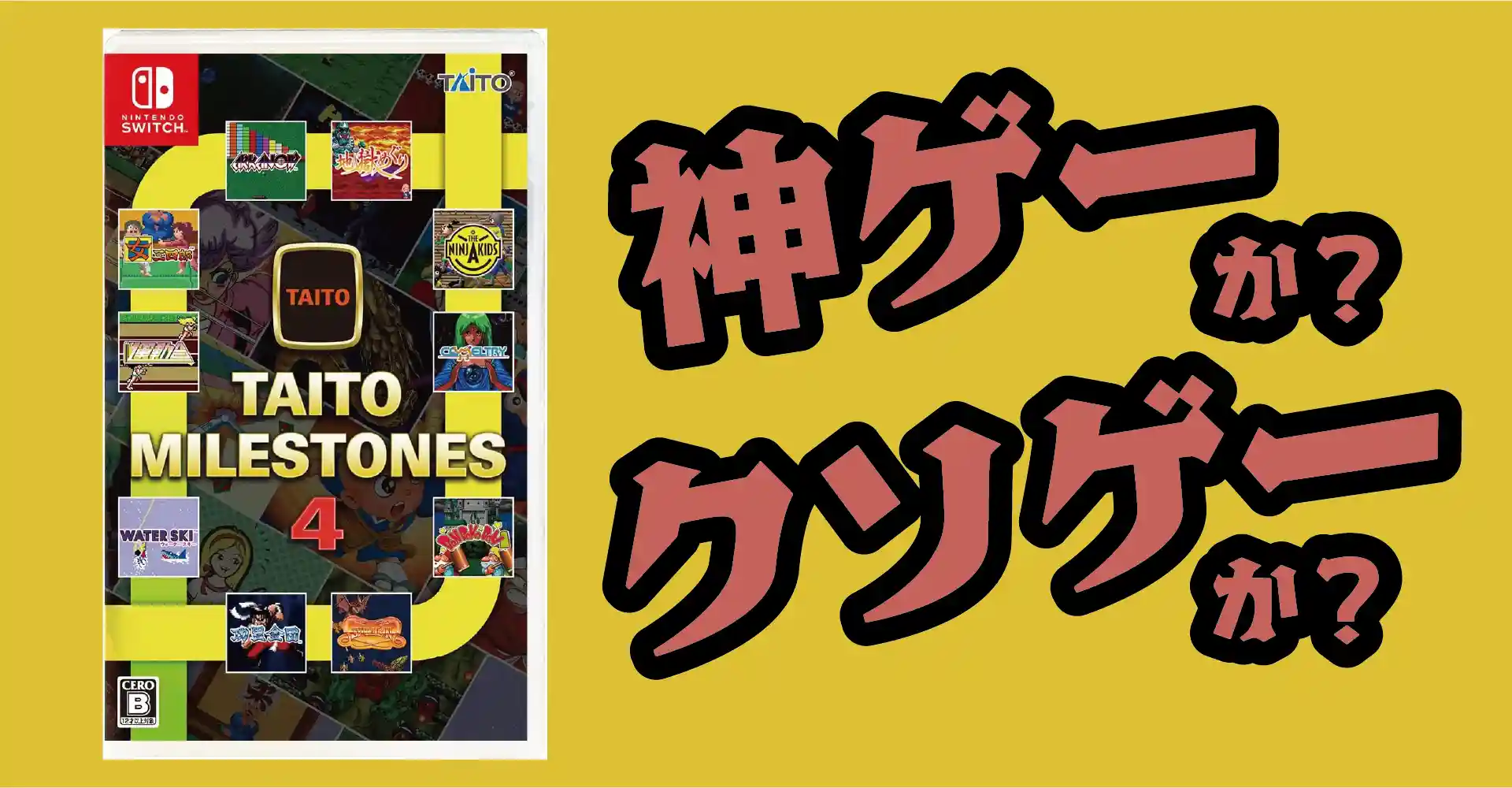 タイトーマイルストーン4は神ゲーか？クソゲーか？感想・レビュー・評価【Switch】