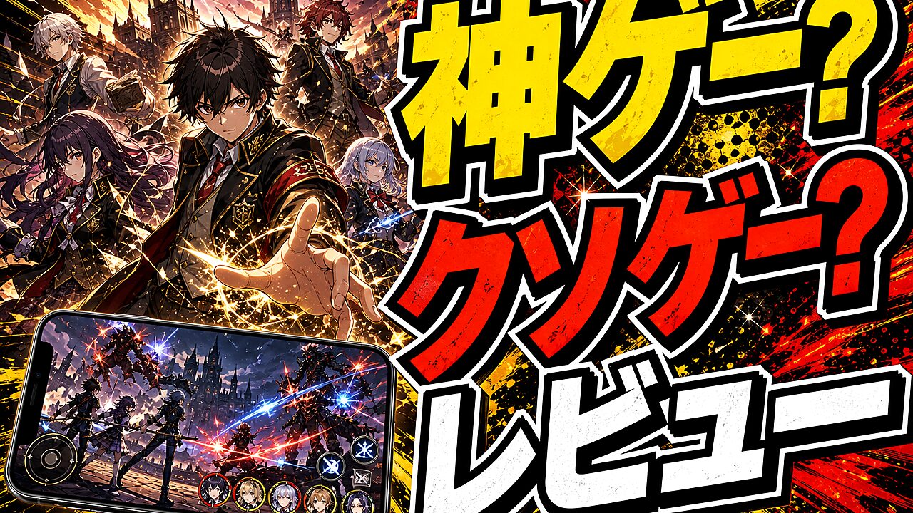 學園文豪ストレイドッグスのレビュー用アイキャッチ画像