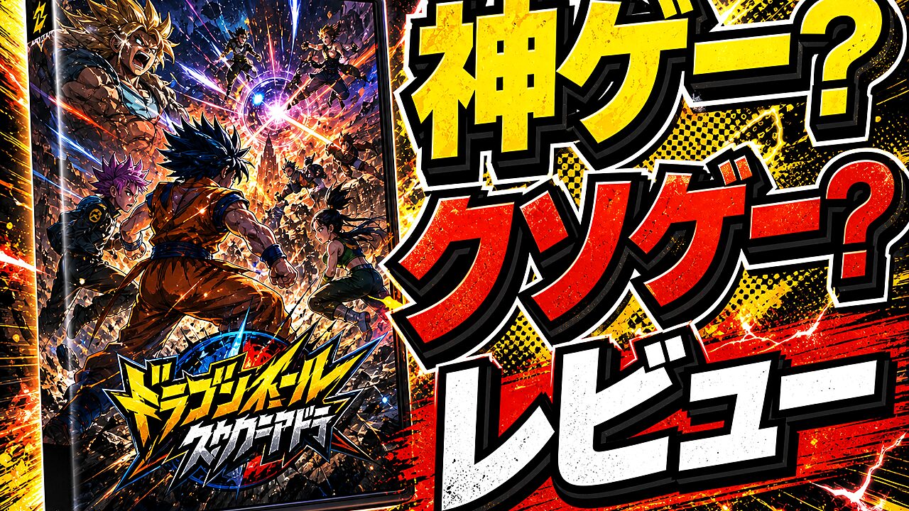 ドラゴンボール ゲキシン スクアドラのレビュー用アイキャッチ画像