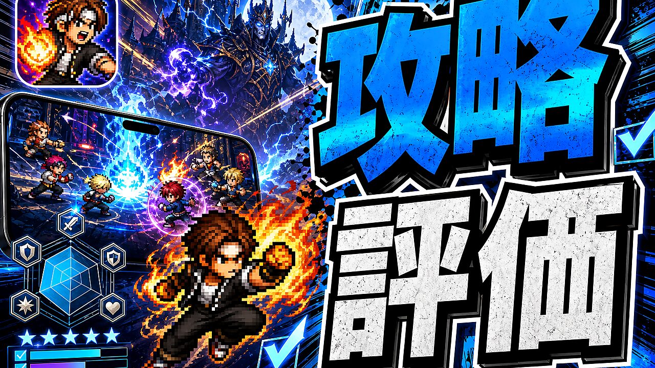 THE KING OF FIGHTERS（KOF）ドットバトルの攻略・評価用アイキャッチ画像