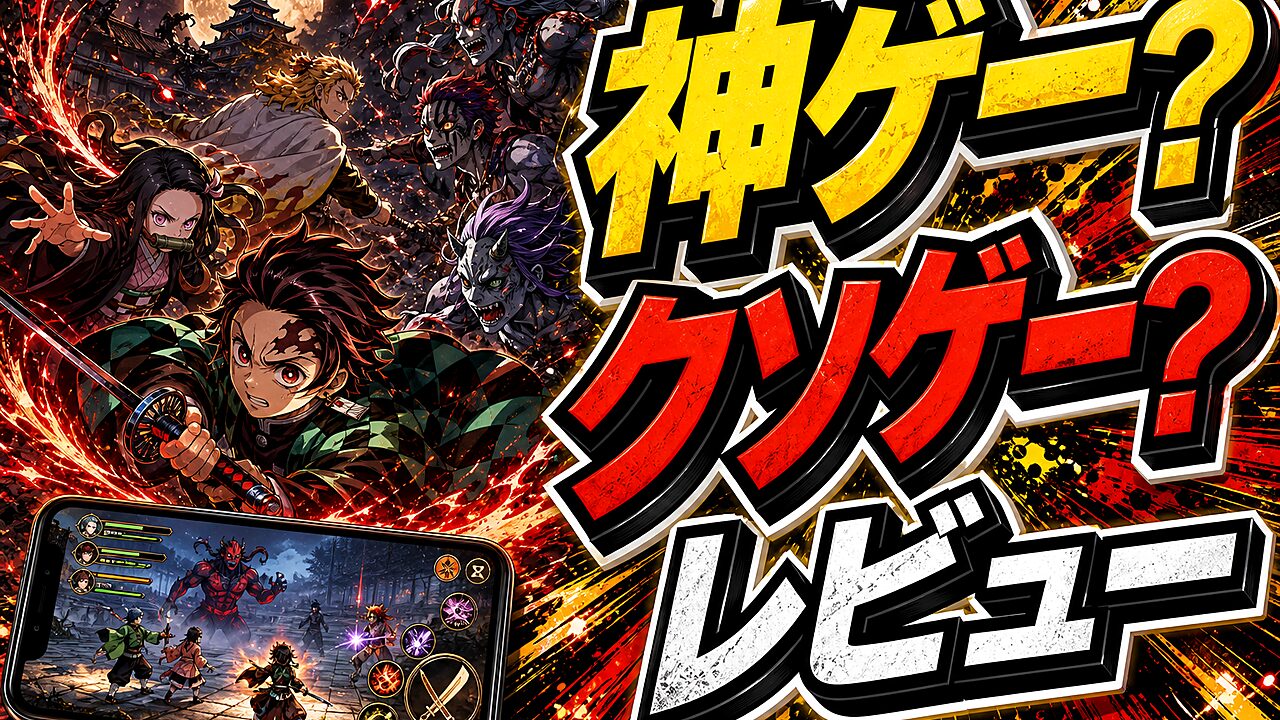 鬼滅の刃 血風剣戟ロワイアルのレビュー用アイキャッチ画像