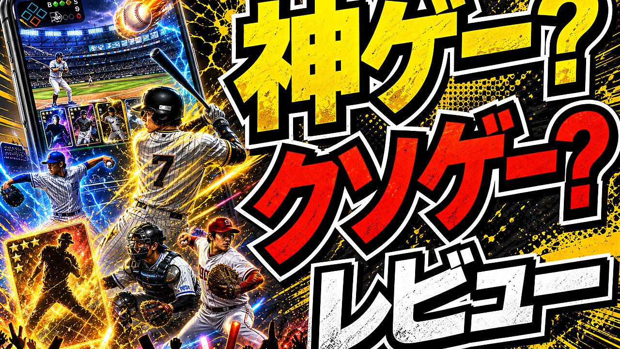 プロ野球 ファンスターズリーグのレビュー用アイキャッチ画像