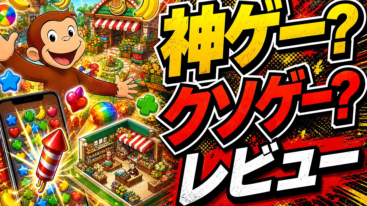 おさるのジョージ パズルのレビュー用アイキャッチ画像