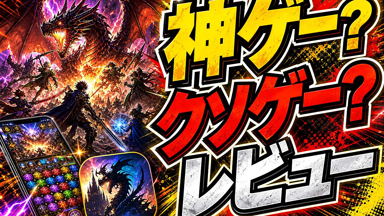 ドラゴンクエストスマッシュグロウのレビュー用アイキャッチ画像