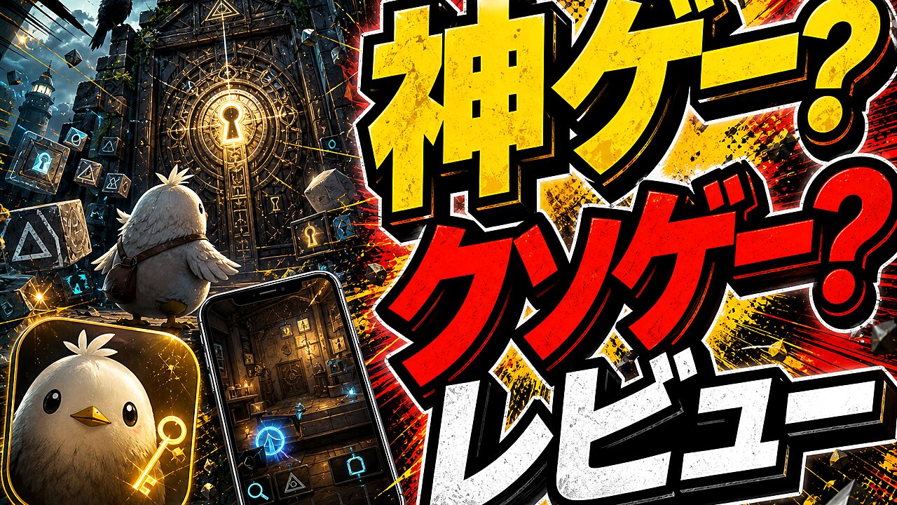 脱出ゲームTORIのレビュー用アイキャッチ画像