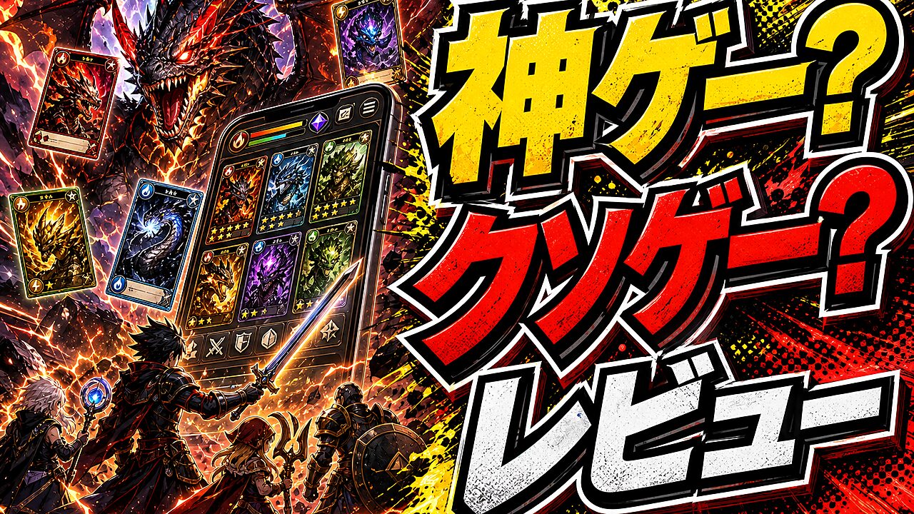 カードモンスターあつめ！のレビュー用アイキャッチ画像