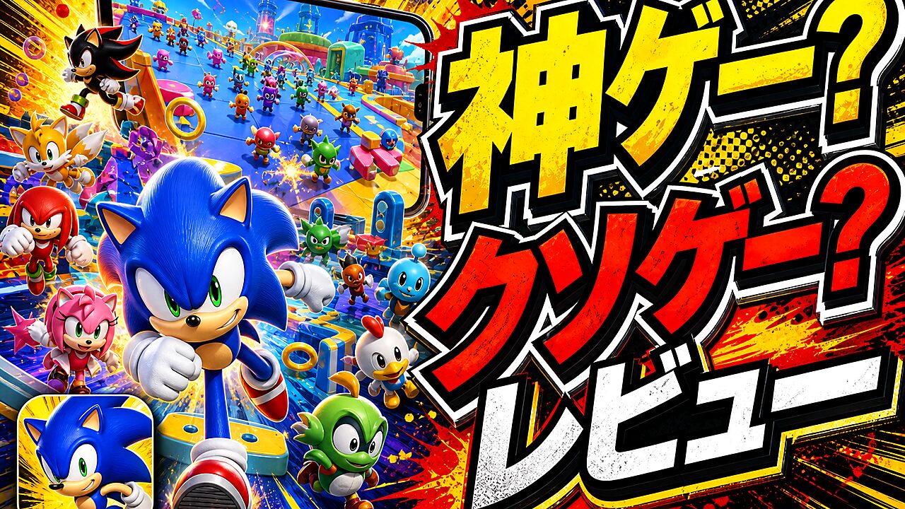 Sonic Rumble（ソニックランブル）のレビュー用アイキャッチ画像